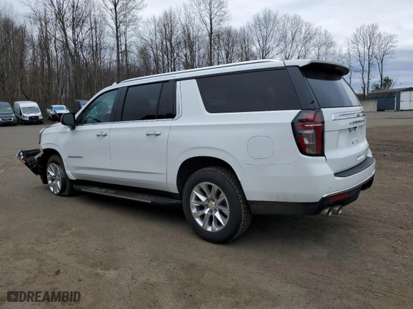 2024 Chevrolet Suburban Premier with VIN 1GNSKFKD2RR132294, listed as a Copart auction lot 53965505 with 43,959 mi miles and Clean Title. Bid and sale history available at carsss.com. Image 2.