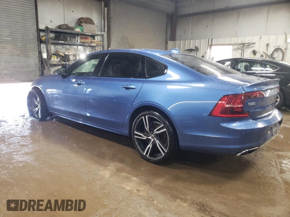 2020 Volvo S90 R-Design with VIN LVYA22MT9LP169906, listed as a Copart auction lot 48792825 with 70,494 mi miles and Salvage Title. Bid and sale history available at carsss.com. Image 2.