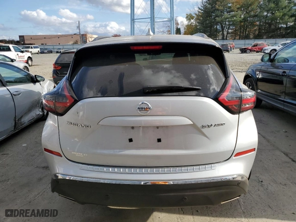 2020 Nissan Murano SV with VIN 5N1AZ2BS0LN161956, listed as a Copart auction lot 78594234 with 95,236 mi miles and Salvage Title. Bid and sale history available at carsss.com. Image 6.