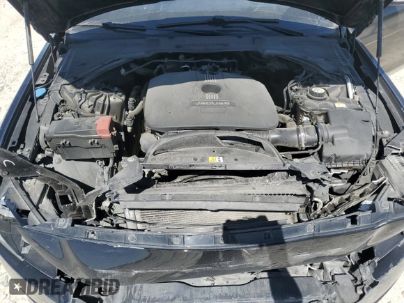 2017 Jaguar XE 25t with VIN SAJAR4BG6HA963018, listed as a Copart auction lot 52345325 with 107,626 mi miles and Salvage Title. Bid and sale history available at DreamBid. Image 11.