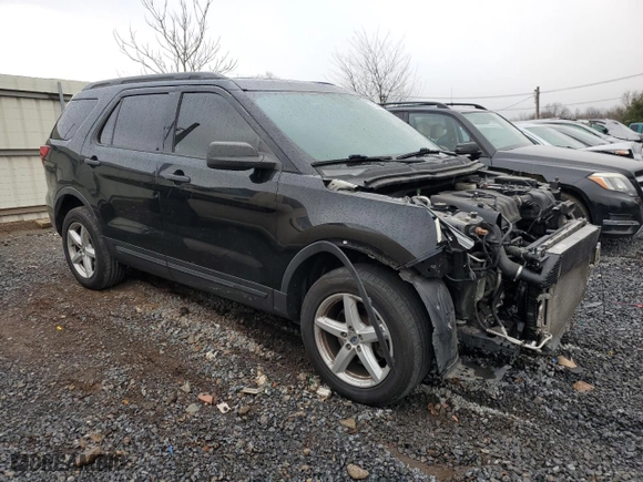 2018 Ford Explorer with VIN 1FM5K8BHXJGA75665, listed as a Copart auction lot 83337494 with 89,023 mi miles and Salvage Title. Bid and sale history available at carsss.com. Image 4.