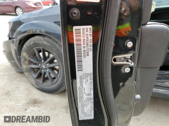 2020 Dodge Journey SE Value with VIN 3C4PDCAB2LT273288, listed as a Copart auction lot 49810995 with 75,936 mi miles and Salvage Title. Bid and sale history available at carsss.com. Image 15.