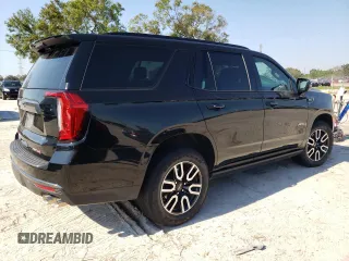 2022 GMC Yukon AT4 with VIN 1GKS2CKL8NR164924, listed as a Copart auction lot 75658914 with 0 mi miles and Salvage Title. Bid and sale history available at carsss.com. Image 3.