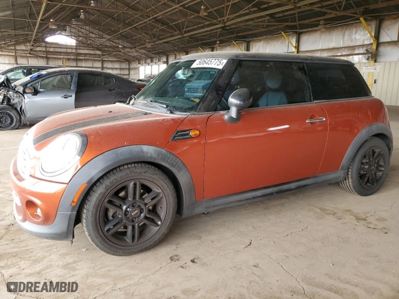 2012 MINI Cooper Hardtop with VIN WMWSU3C5XCT542454, listed as a Copart auction lot 50645775 with 103,836 mi miles and Clean Title. Bid and sale history available at carsss.com. Image 1.