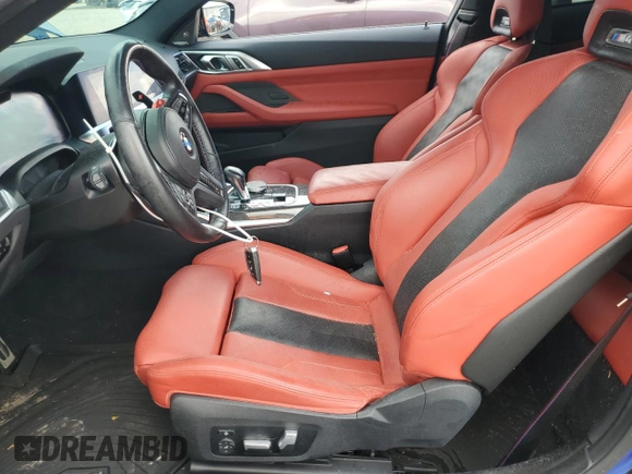 2023 BMW M4 Competition xDrive with VIN WBS43AZ04PCL39055, listed as a Copart auction lot 59285034 with 29,554 mi miles and Non Repairable. Bid and sale history available at carsss.com. Image 7.