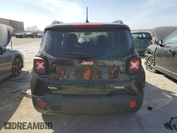 2017 Jeep Renegade Latitude with VIN ZACCJABB4HPG65746, listed as a Copart auction lot 48880755 with 98,630 mi miles and Salvage Title. Bid and sale history available at carsss.com. Image 6.