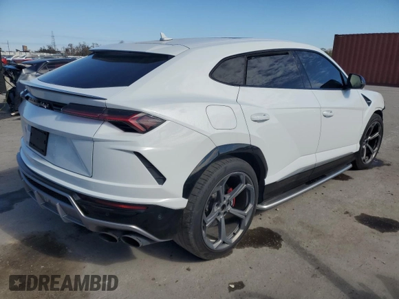 2019 Lamborghini Urus z VIN ZPBUA1ZL9KLA05029, wystawiony jako Copart lot #89060575 z przebiegiem 60 062 mil mil oraz Szkody całkowita. Historia ofert i sprzedaży dostępna na DreamBid. Obrazek 3.