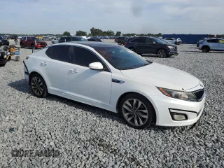 2015 Kia Optima SXL Turbo with VIN 5XXGR4A65FG427518, listed as a Copart auction lot 53642715 with 96,384 mi miles and Salvage Title. Bid and sale history available at DreamBid. Image 4.