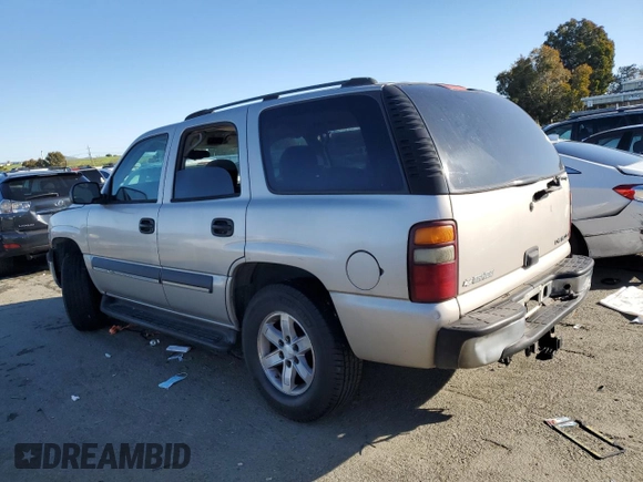 2004 Chevrolet Tahoe LS z VIN 1GNEC13V94R144116, wystawiony jako Copart lot #44201645 z przebiegiem Nie podano mil oraz Czysty tytuł • Clean title. Historia ofert i sprzedaży dostępna na DreamBid. Obrazek 2.