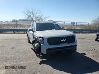 2024 Kia Telluride EX X-Line z VIN 5XYP3DGC7RG561574, wystawiony jako Copart lot #49926285 z przebiegiem 6 650 mil mil oraz Szkoda całkowita • Salvage title. Historia ofert i sprzedaży dostępna na DreamBid. Obrazek 11.