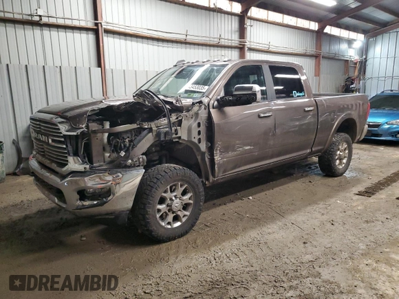 2019 Ram 2500 Laramie with VIN 3C6UR5FL8KG669161, listed as a Copart auction lot 43453035 with 125,277 mi miles and Salvage Title. Bid and sale history available at carsss.com. Image 1.