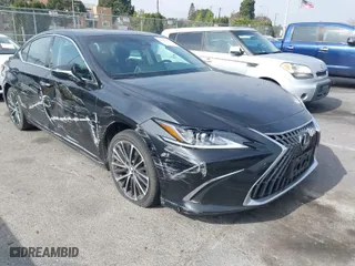 2023 Lexus ES with VIN 58ADA1C15PU029137, listed as a IAAI auction lot 41462055 with 25,120 mi miles. Bid and sale history available at carsss.com. Image 1.