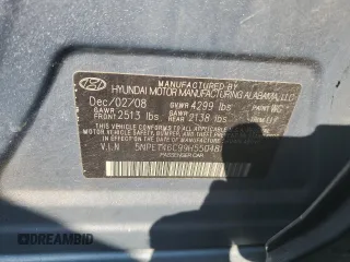 2009 Hyundai Sonata GLS z VIN 5NPET46C99H550481, wystawiony jako Copart lot #62794575 z przebiegiem 89 881 mil mil oraz Szkoda całkowita • Salvage title. Historia ofert i sprzedaży dostępna na DreamBid. Obrazek 12.