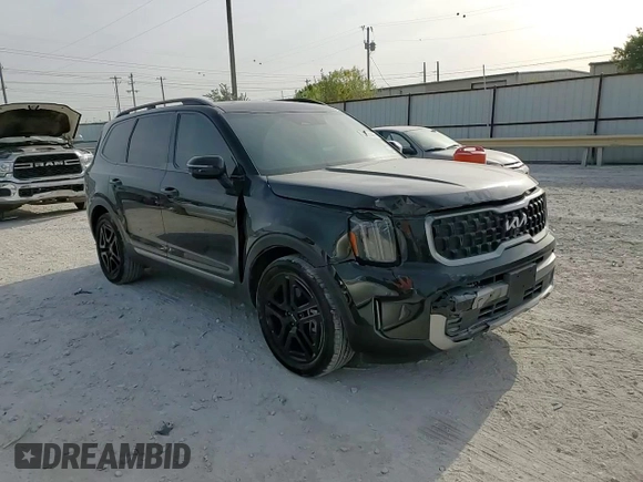 2023 Kia Telluride SX Prestige X-Line with VIN 5XYP5DGCXPG405939, listed as a Copart auction lot 65636844 with 4,598 mi miles and Salvage title. Bid and sale history available at DreamBid. Image 12.