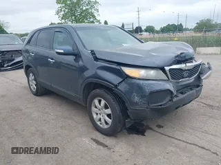 2011 Kia Sorento LX with VIN 5XYKT3A12BG165280, listed as a IAAI auction lot 42366020 with 176,467 mi miles and . Bid and sale history available at DreamBid. Image 1.