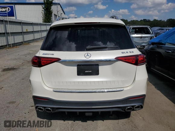 2022 Mercedes-Benz GLE 53 AMG with VIN 4JGFB6BB4NA592117, listed as a Copart auction lot 72260024 with 32,775 mi miles and Salvage title. Bid and sale history available at DreamBid. Image 6.