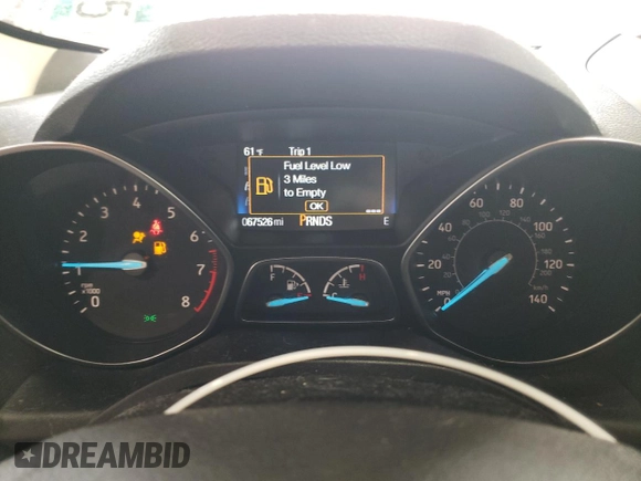 2018 Ford Escape S with VIN 1FMCU0F74JUB04521, listed as a Copart auction lot 52403875 with 67,526 mi miles and Salvage Title. Bid and sale history available at carsss.com. Image 9.