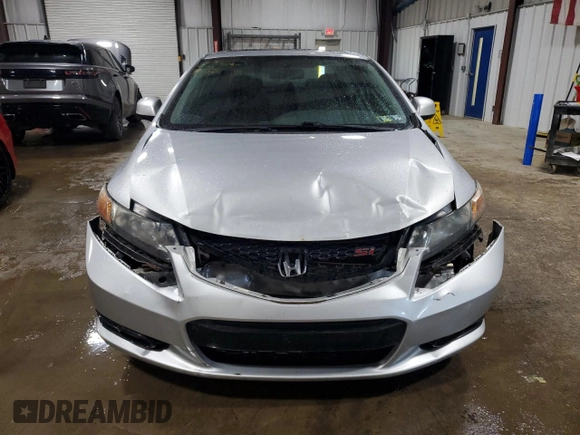 2012 Honda Civic Si with VIN 2HGFG4A52CH708436, listed as a Copart auction lot 57278025 with 170,521 mi miles and Salvage title. Bid and sale history available at DreamBid. Image 5.