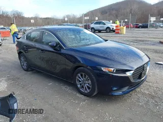 2021 Mazda Mazda3 Sedan 2.5 S with VIN JM1BPAAL5M1344295, listed as a IAAI auction lot 41499549 with 35,513 mi miles. Bid and sale history available at carsss.com. Image 1.