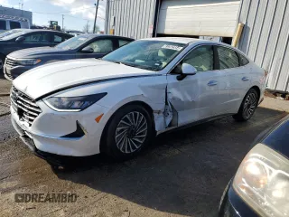2022 Hyundai Sonata Hybrid SEL with VIN KMHL34JJ2NA038197, listed as a Copart auction lot 41202954 with 53,073 mi miles. Bid and sale history available at carsss.com. Image 1.