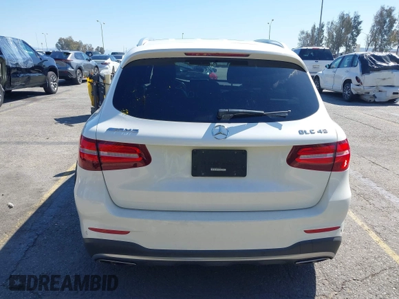 2017 Mercedes-Benz GLC with VIN WDC0G6EBXHF201996, listed as a IAAI auction lot 41814847 with 117,273 mi miles. Bid and sale history available at carsss.com. Image 16.