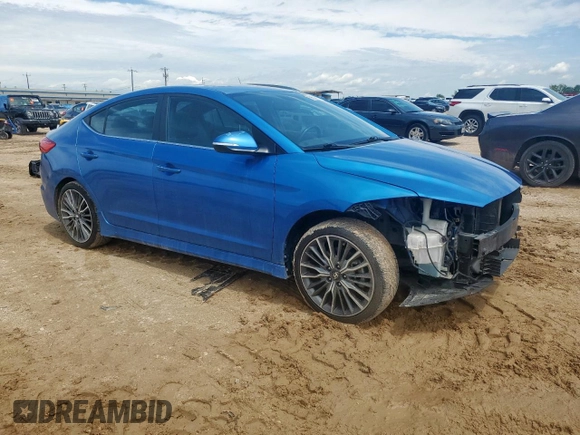 2018 Hyundai Elantra Sport с VIN KMHD04LB1JU485342, выставлен на аукционе Copart как лот 59653875 с пробегом 77 936 миль миль и Списание • Salvage title. История ставок и продаж доступна на DreamBid. Изображение 4.