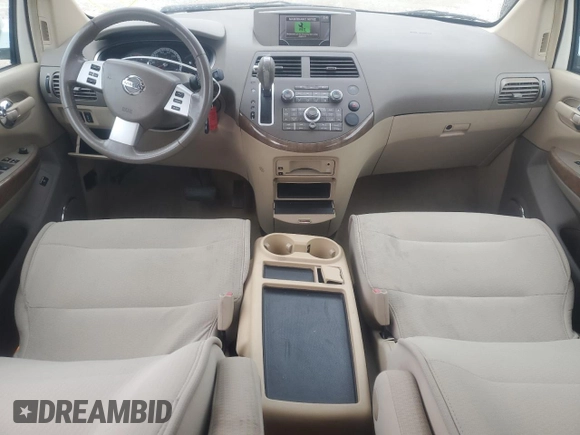 2008 Nissan Quest with VIN 5N1BV28U18N104617, listed as a Copart auction lot 69333144 with 172,432 mi miles and Salvage Title. Bid and sale history available at carsss.com. Image 8.