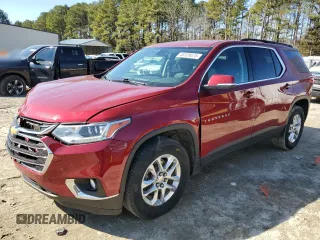 2021 Chevrolet Traverse LT Cloth with VIN 1GNERGKW3MJ166784, listed as a Copart auction lot 46328675 with 121,841 mi miles and Salvage Title. Bid and sale history available at carsss.com. Image 1.
