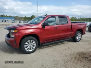 2020 Chevrolet Silverado 1500 Custom with VIN 3GCPWBEH8LG132978, listed as a Copart auction lot 51161835 with 16,248 mi miles and Non Repairable. Bid and sale history available at carsss.com. Image 1.