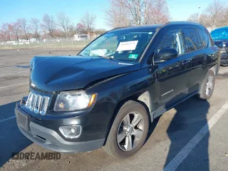 2016 Jeep Compass High Altitude Edition with VIN 1C4NJDEB3GD762908, listed as a IAAI auction lot 41883275 with 93,968 mi miles. Bid and sale history available at carsss.com. Image 16.