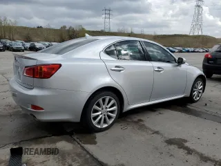2010 Lexus IS 250 with VIN JTHCF5C2XA5041633, listed as a Copart auction lot 54698185 with 131,792 mi miles and Salvage title. Bid and sale history available at DreamBid. Image 3.