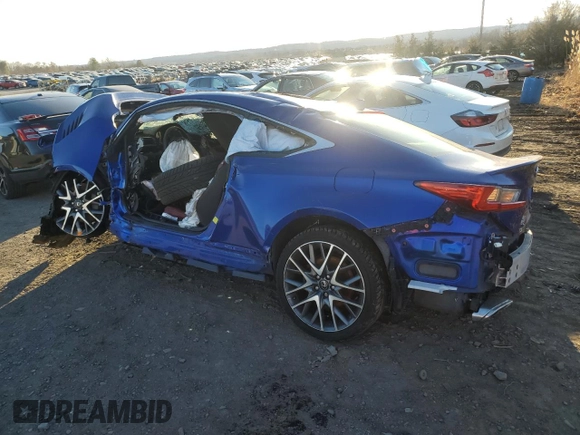 2017 Lexus RC with VIN JTHSM5BCXH5003762, listed as a Copart auction lot 83237814 with 0 mi miles and Salvage Title. Bid and sale history available at carsss.com. Image 2.