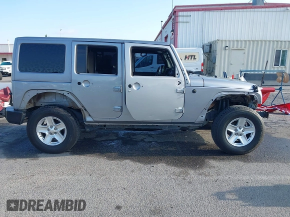 2018 Jeep Wrangler Unlimited Sport S with VIN 1C4HJWDG5JL839703, listed as a IAAI auction lot 42140205 with 61,604 mi miles and . Bid and sale history available at DreamBid. Image 14.