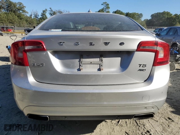 2015 Volvo S60 T5 Platinum with VIN YV1612TM8F1357277, listed as a Copart auction lot 74011524 with 142,092 mi miles and Non Repairable. Bid and sale history available at carsss.com. Image 6.