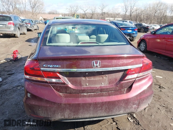 2013 Honda Civic LX z VIN 19XFB2F51DE085415, wystawiony jako IAAI lot #41670106 z przebiegiem 98 683 mil mil oraz . Historia ofert i sprzedaży dostępna na DreamBid. Obrazek 16.