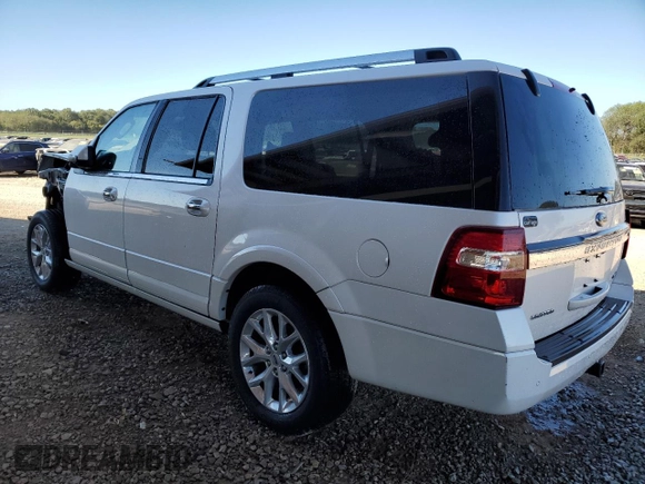 2017 Ford Expedition EL Limited with VIN 1FMJK1KT6HEA52013, listed as a Copart auction lot 74759394 with 128,070 mi miles and Salvage Title. Bid and sale history available at carsss.com. Image 2.