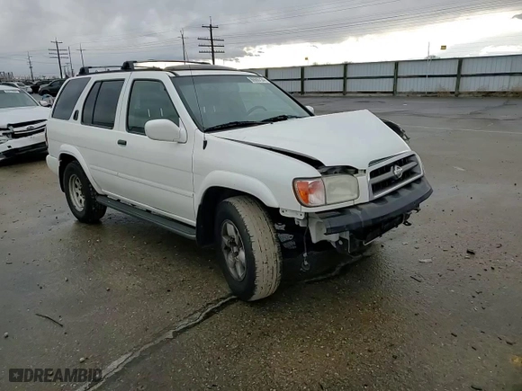 2001 Nissan Pathfinder LE with VIN JN8DR09XX1W566810, listed as a Copart auction lot 86605724 with 208,036 mi miles and Salvage Title. Bid and sale history available at carsss.com. Image 11.