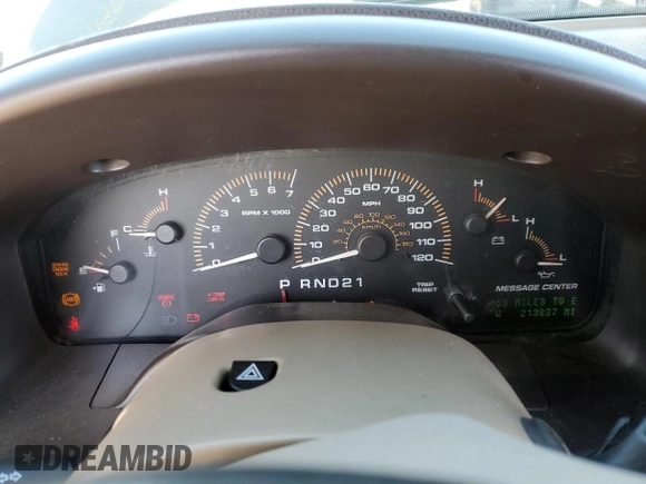 2003 Ford Expedition Eddie Bauer with VIN 1FMRU17W23LB53909, listed as a Copart auction lot 52759835 with 213,837 mi miles and Non repairable. Bid and sale history available at DreamBid. Image 9.