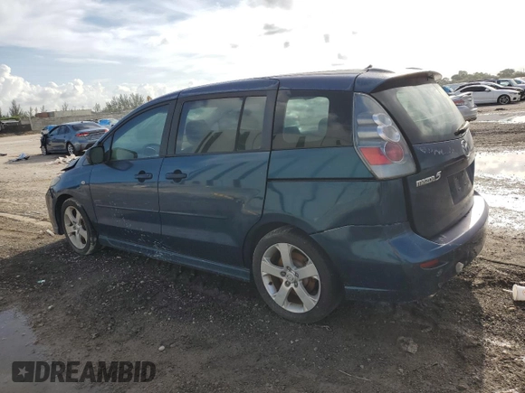 2006 Mazda 5 Sport with VIN JM1CR293860110461, listed as a Copart auction lot 64751654 with 122,154 mi miles and Salvage Title. Bid and sale history available at DreamBid. Image 2.