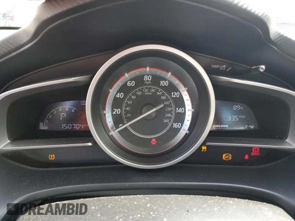 2015 Mazda 3 i Sport with VIN 3MZBM1U79FM215907, listed as a Copart auction lot 65291325 with 150,704 mi miles and Salvage title. Bid and sale history available at DreamBid. Image 9.