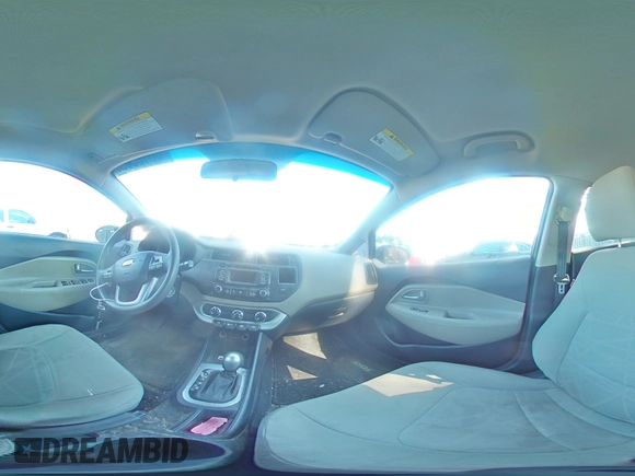 2014 Kia Rio LX with VIN KNADM5A35E6406188, listed as a Copart auction lot 60155034 with 119,789 mi miles and Salvage Title. Bid and sale history available at carsss.com. Image 13.