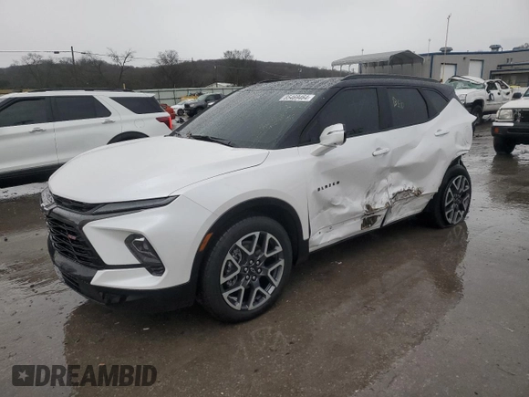 2025 Chevrolet Blazer RS with VIN 3GNKBERS0SS101529, listed as a Copart auction lot 85469464 with 8,093 mi miles and Salvage title. Bid and sale history available at DreamBid. Image 1.