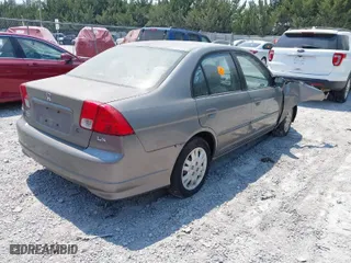 2004 Honda Civic LX with VIN 2HGES16574H559735, listed as a IAAI auction lot 42062936 with 1 mi miles. Bid and sale history available at carsss.com. Image 4.