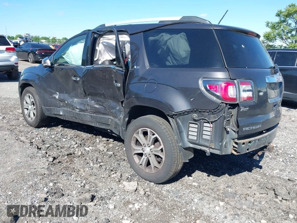 2015 GMC Acadia SLT z VIN 1GKKVRKD9FJ355769, wystawiony jako IAAI lot #42203746 z przebiegiem Nie podano mil oraz . Historia ofert i sprzedaży dostępna na DreamBid. Obrazek 3.
