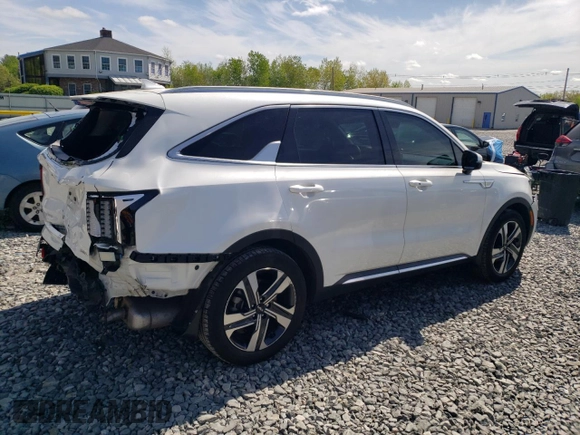 2023 Kia Sorento EX with VIN KNDRHDLG7P5167517, listed as a Copart auction lot 55972875 with 25,875 mi miles and Salvage title. Bid and sale history available at DreamBid. Image 3.