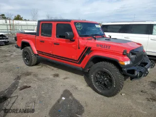 2021 Jeep Gladiator Willys with VIN 1C6HJTAG0ML577247, listed as a Copart auction lot 43350413 with 11,301 mi miles. Bid and sale history available at carsss.com. Image 4.