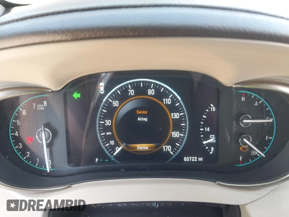 2015 Buick LaCrosse with VIN 1G4GA5G33FF223191, listed as a IAAI auction lot 42258580 with 60,722 mi miles and . Bid and sale history available at DreamBid. Image 7.