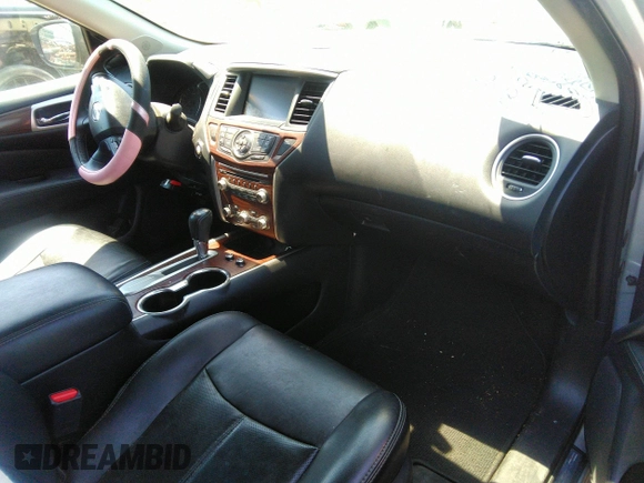 2017 Nissan Pathfinder SV with VIN 5N1DR2MN2HC602462, listed as a IAAI auction lot 39712096 with 74,298 mi miles and . Bid and sale history available at DreamBid. Image 5.