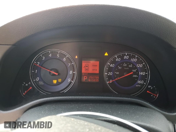 2007 Infiniti G35 Journey with VIN JNKBV61E47M729319, listed as a Copart auction lot 70563834 with 250,759 mi miles and Salvage Title. Bid and sale history available at DreamBid. Image 9.