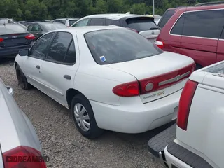 2003 Chevrolet Cavalier with VIN 1G1JC52F437328925, listed as a IAAI auction lot 39374063 with 201,645 mi miles. Bid and sale history available at carsss.com. Image 3.